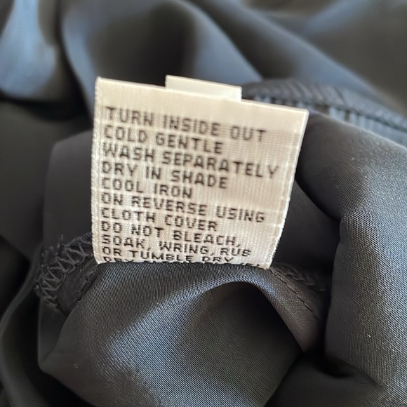 Mela Purdie Navy Blue Button Front Sleeveless Shirt Tunic Dress Size XS - Picture 7 of 10